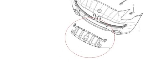 Grill Opening Reinforcement ASM - FRT (G)_C131175801001